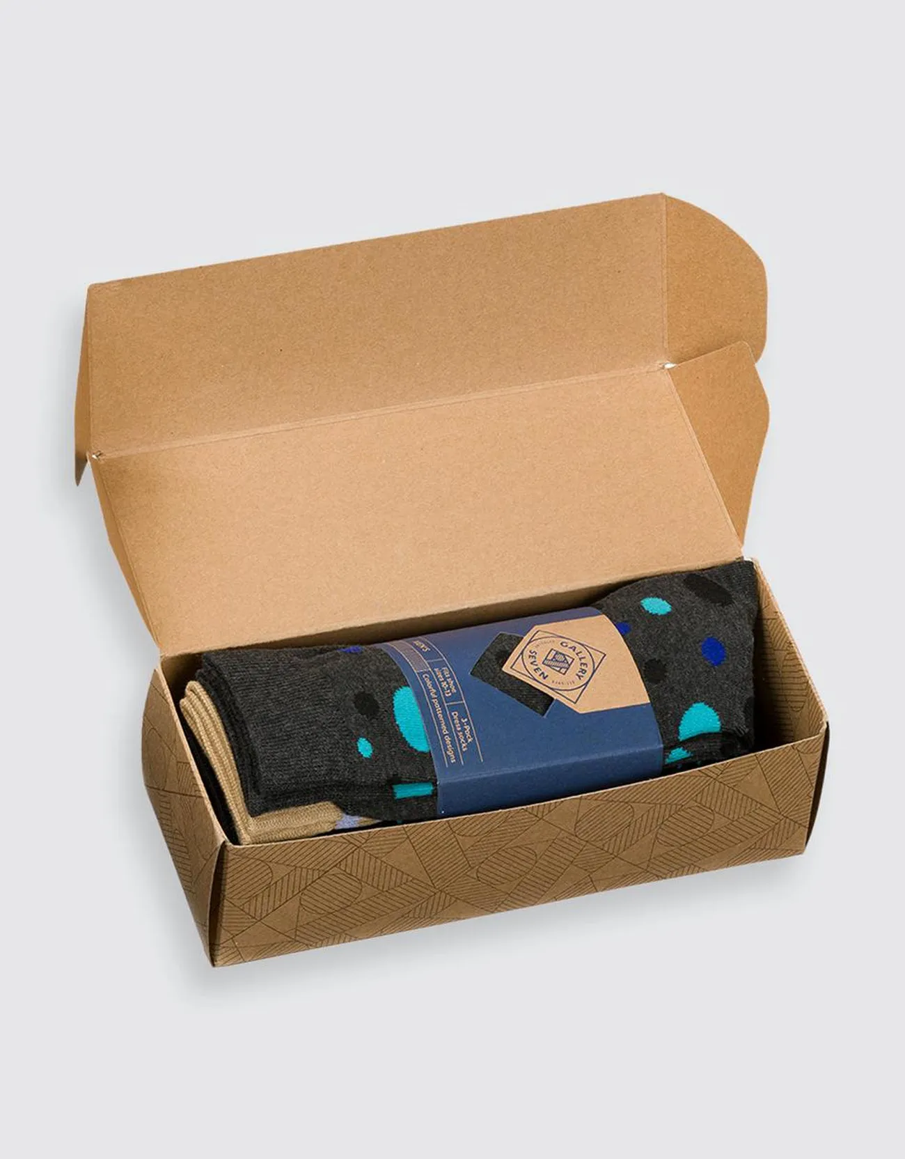 Men's Funky Colorful Dress Socks 6 Pack
