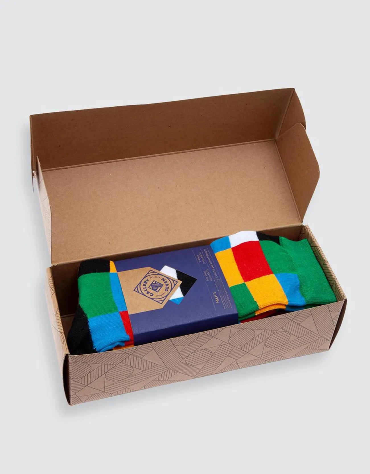 Men's Funky Colorful Dress Socks 6 Pack