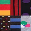 Men's Funky Colorful Dress Socks 6 Pack