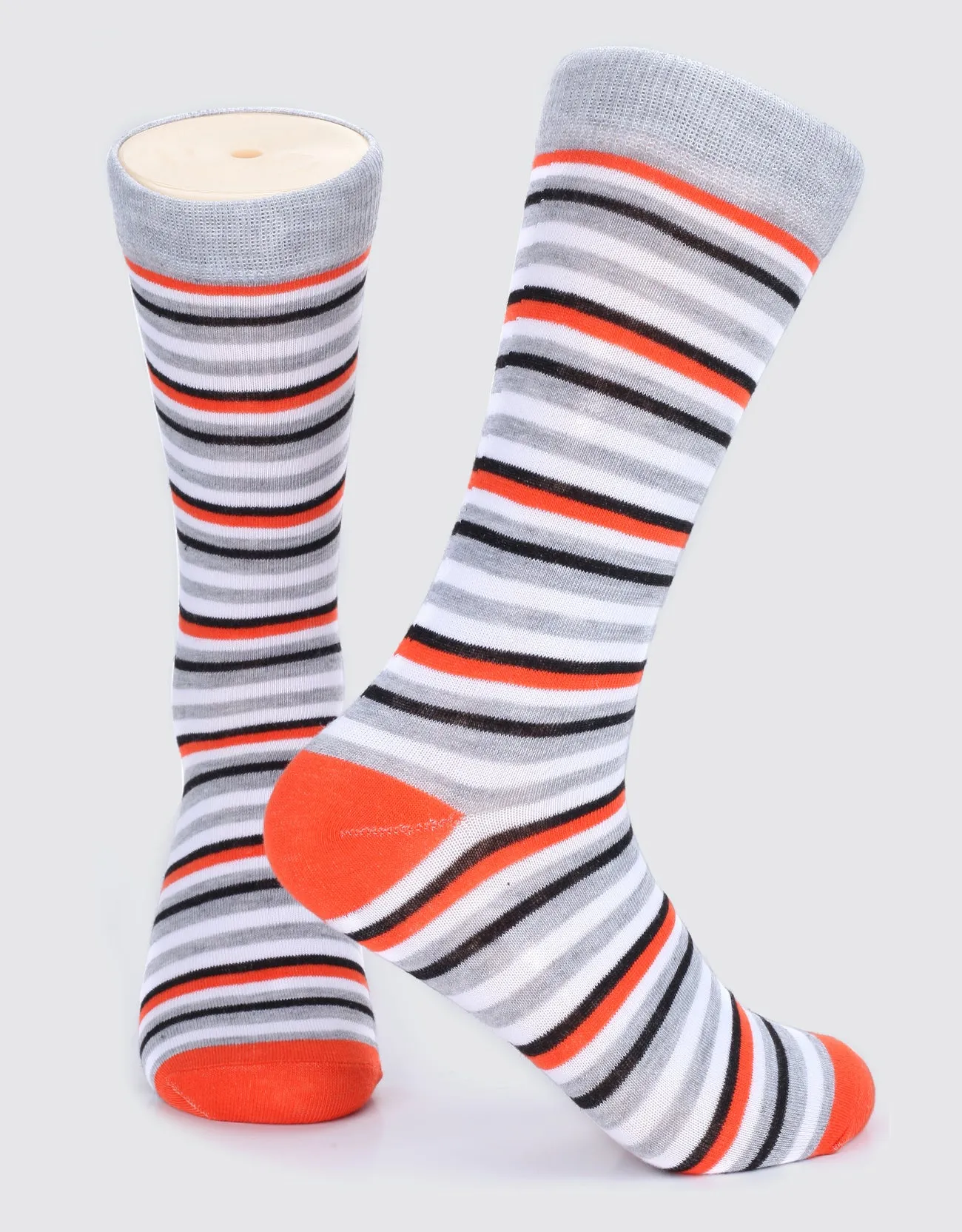 Men's Funky Colorful Dress Socks 6 Pack
