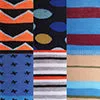 Men's Funky Colorful Dress Socks 6 Pack