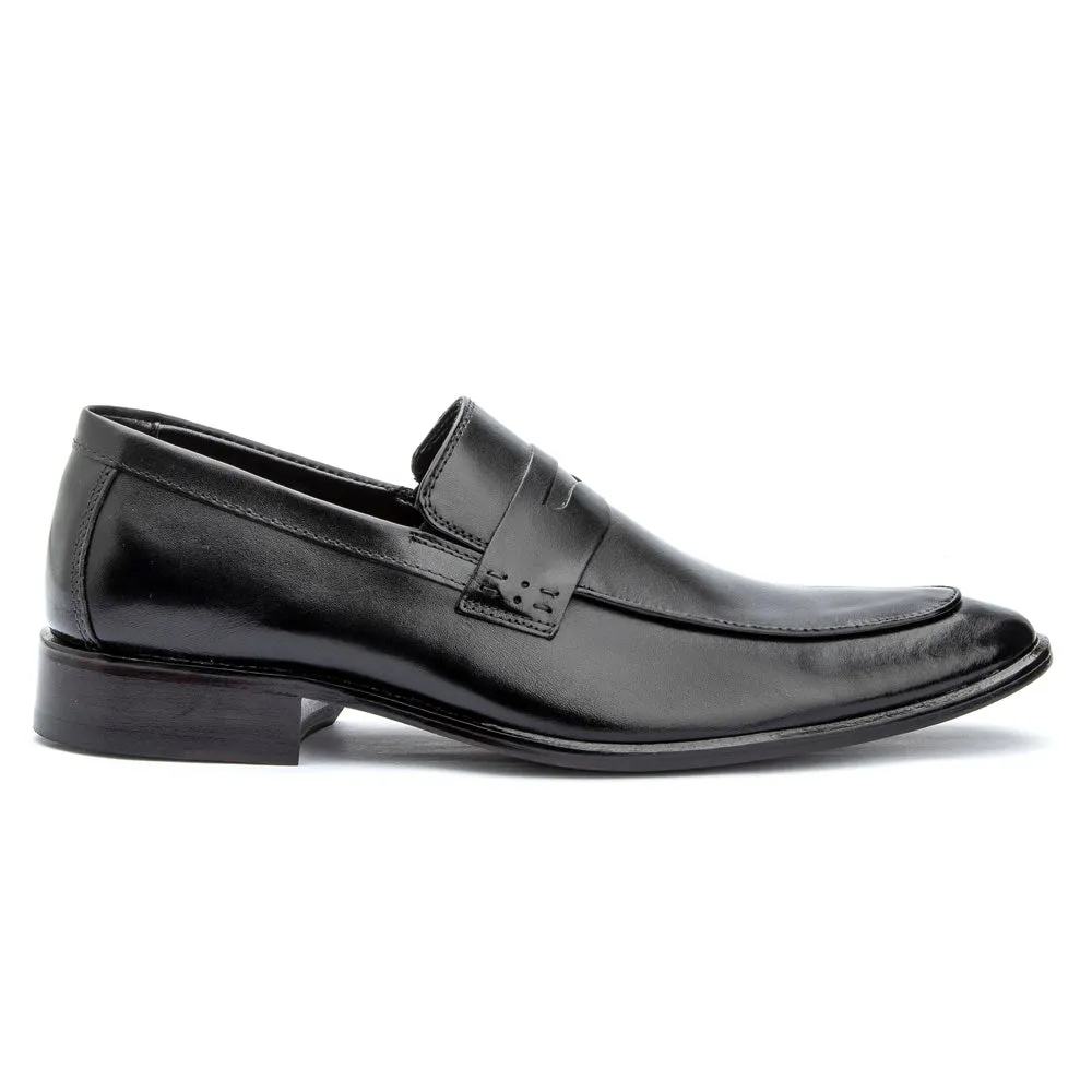 Mens Loafers Shoes Penny Leather Classic Leather Sole