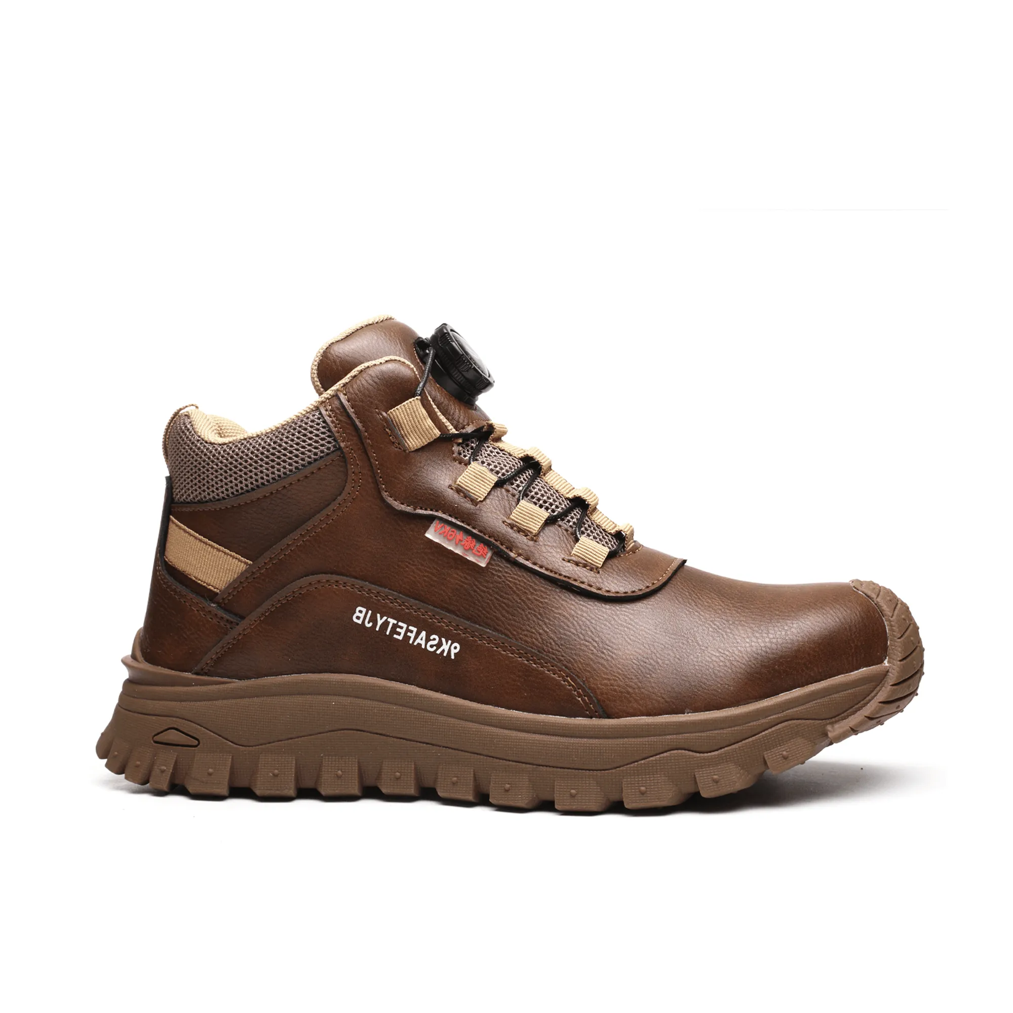 Men's Steel Toe Leather Work Boots - 6KV EH Safety | B324