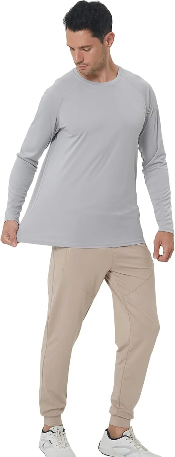 Men's Sun Protection Hoodie Rash Guard Shirts Long Sleeve UPF 50  Swim Fishing Shirt with Hood Lightweight UV SPF