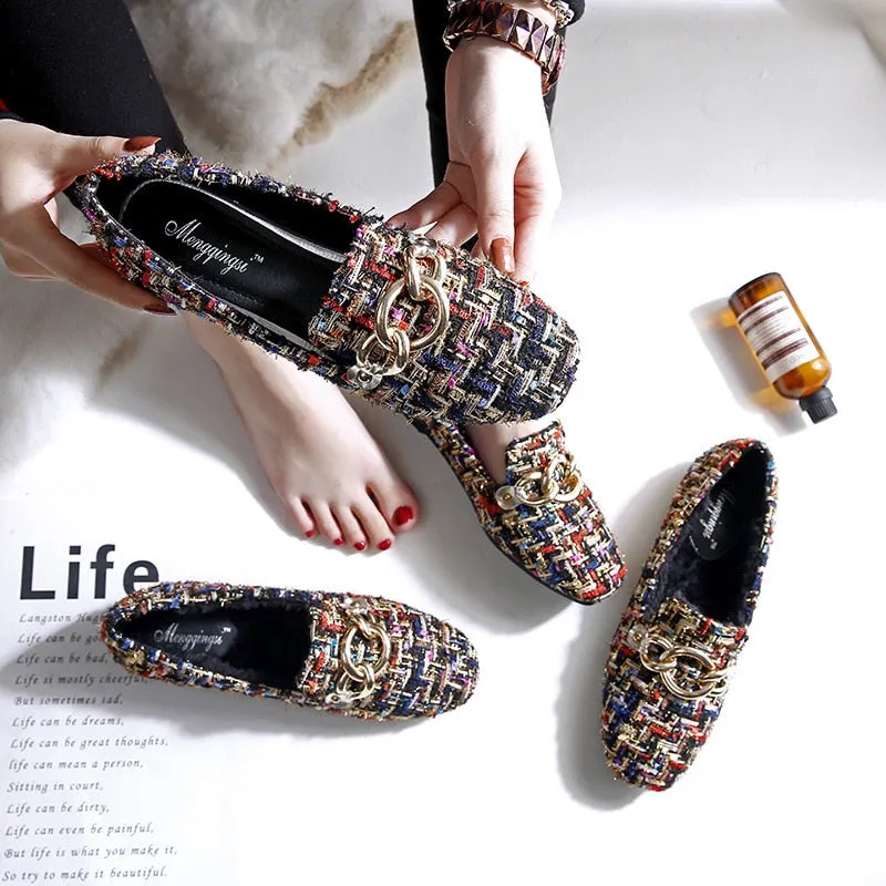 Milky Way Colorful Flat Shoes
