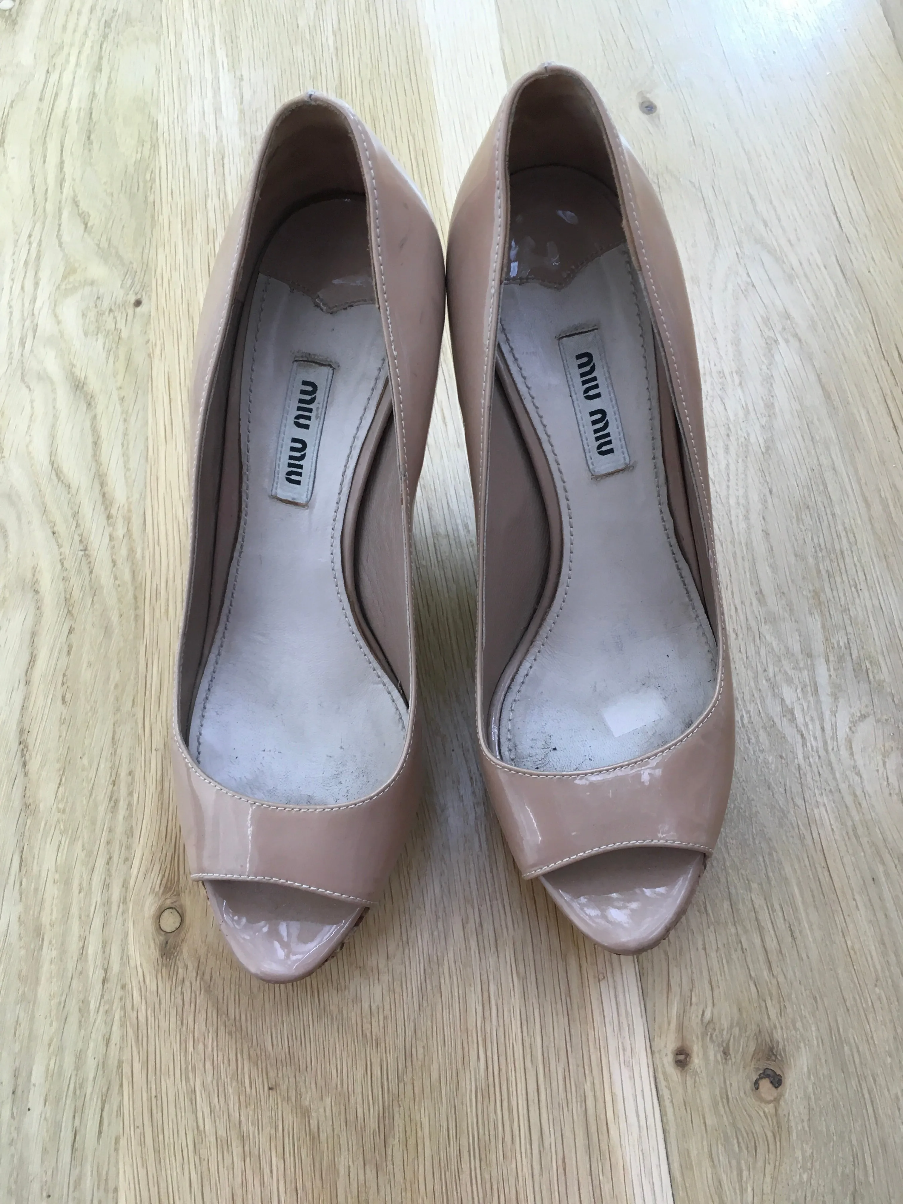 Miu Miu Platform Wedge Pumps Heels Shoes 36.5 UK 3.5 US 6.5 ladies