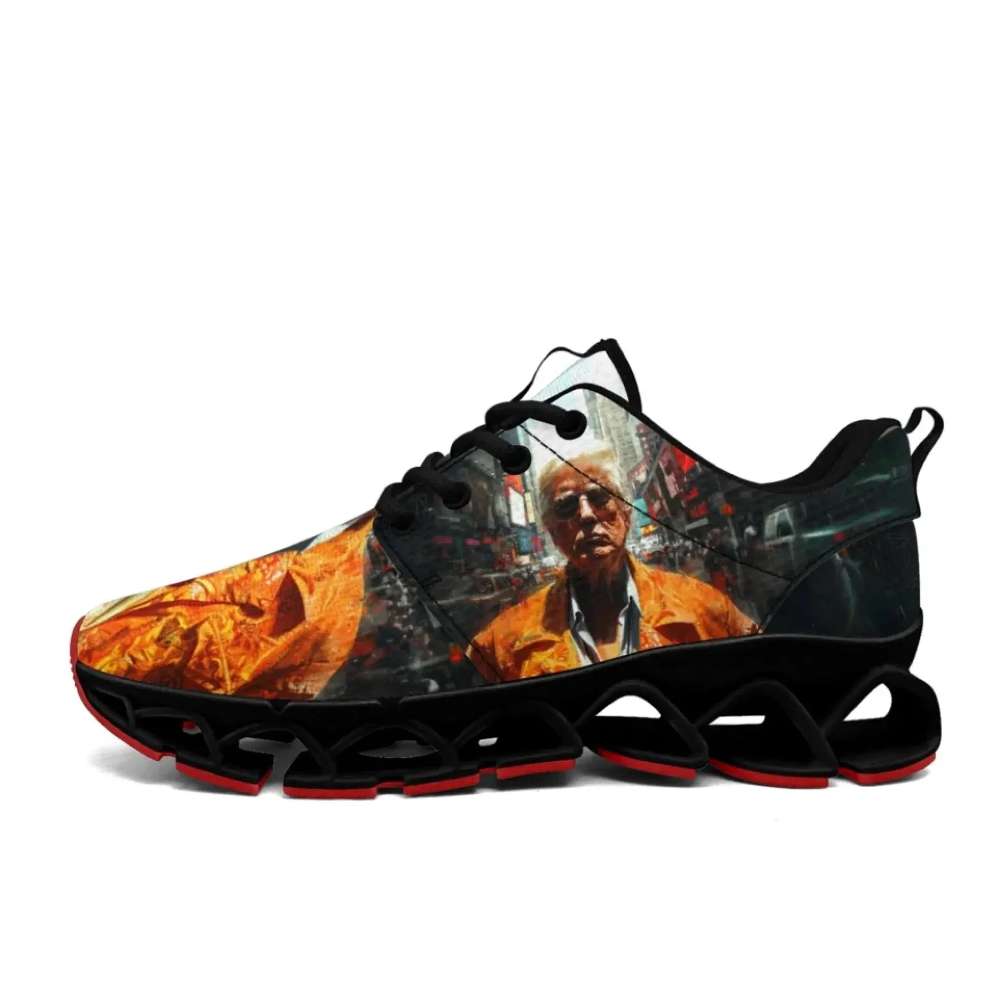 Personalized Trump Sneakers, Custom Mesh Walking Shoes, Breathable Pride Shoes