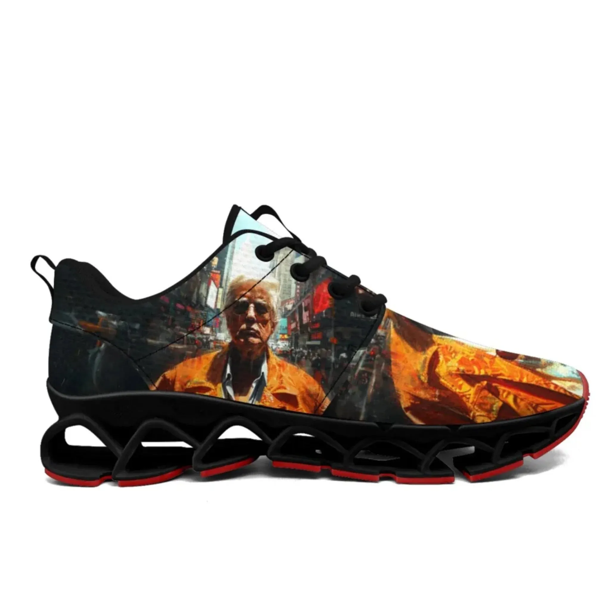 Personalized Trump Sneakers, Custom Mesh Walking Shoes, Breathable Pride Shoes
