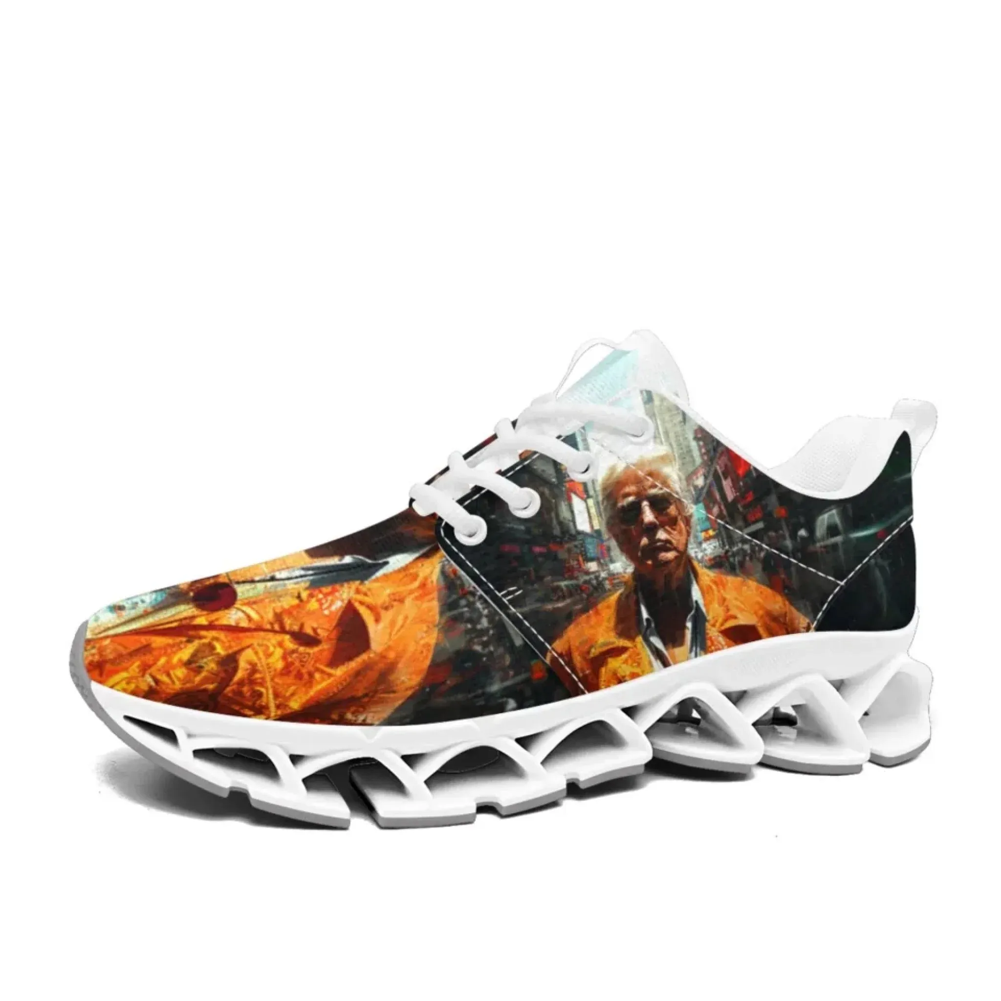 Personalized Trump Sneakers, Custom Mesh Walking Shoes, Breathable Pride Shoes