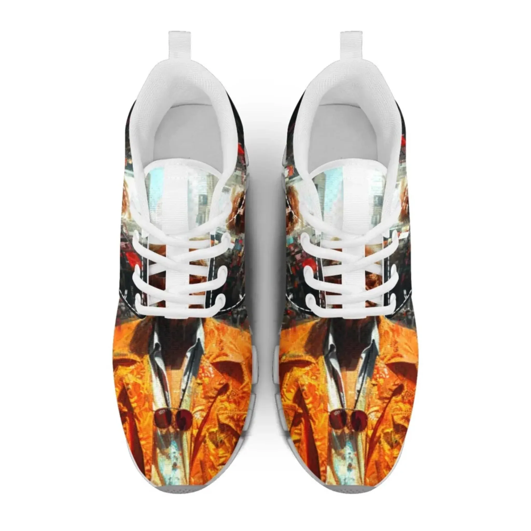 Personalized Trump Sneakers, Custom Mesh Walking Shoes, Breathable Pride Shoes