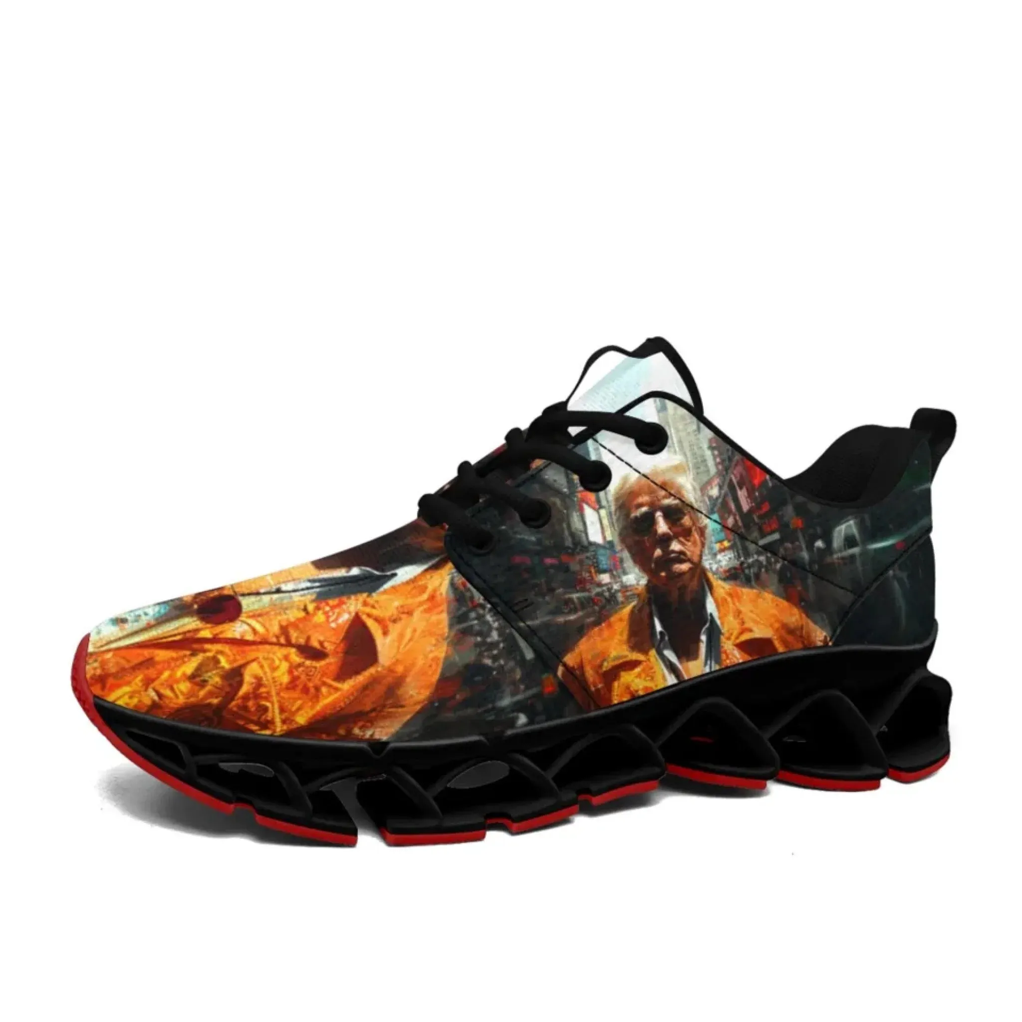 Personalized Trump Sneakers, Custom Mesh Walking Shoes, Breathable Pride Shoes