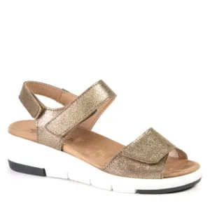 Portofino Women's Luciana Wedge Sandals- Forest