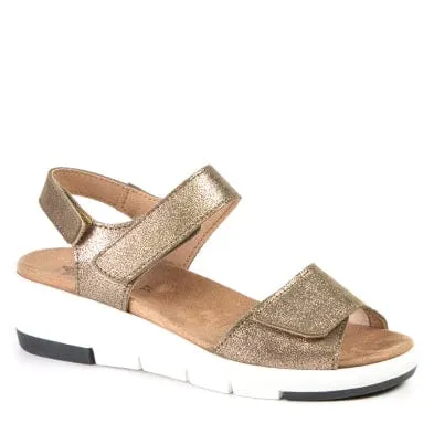 Portofino Women's Luciana Wedge Sandals- Forest