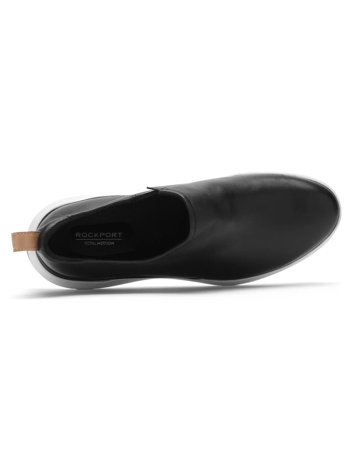 Rockport Women's Total Motion Sport High Slip-On Black Leather CI4465