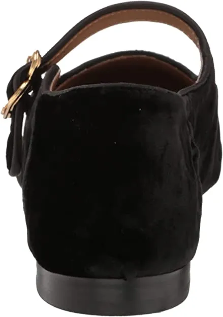 Sam Edelman Michaela Strap Mary Jane Buckled Ankle Strap Square Toe Flats