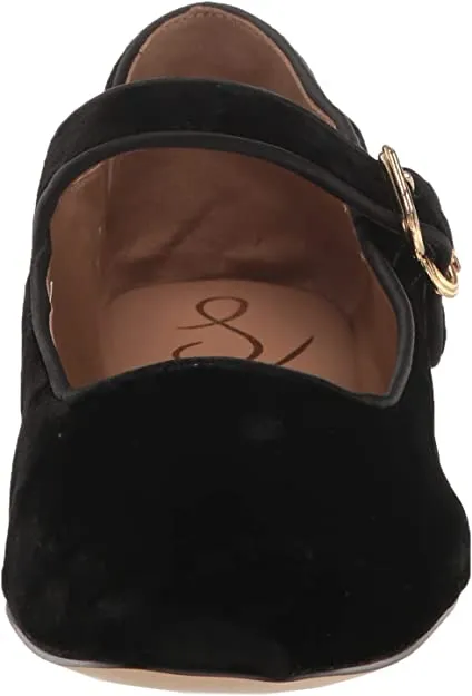 Sam Edelman Michaela Strap Mary Jane Buckled Ankle Strap Square Toe Flats
