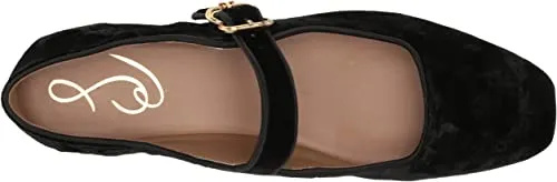 Sam Edelman Michaela Strap Mary Jane Buckled Ankle Strap Square Toe Flats