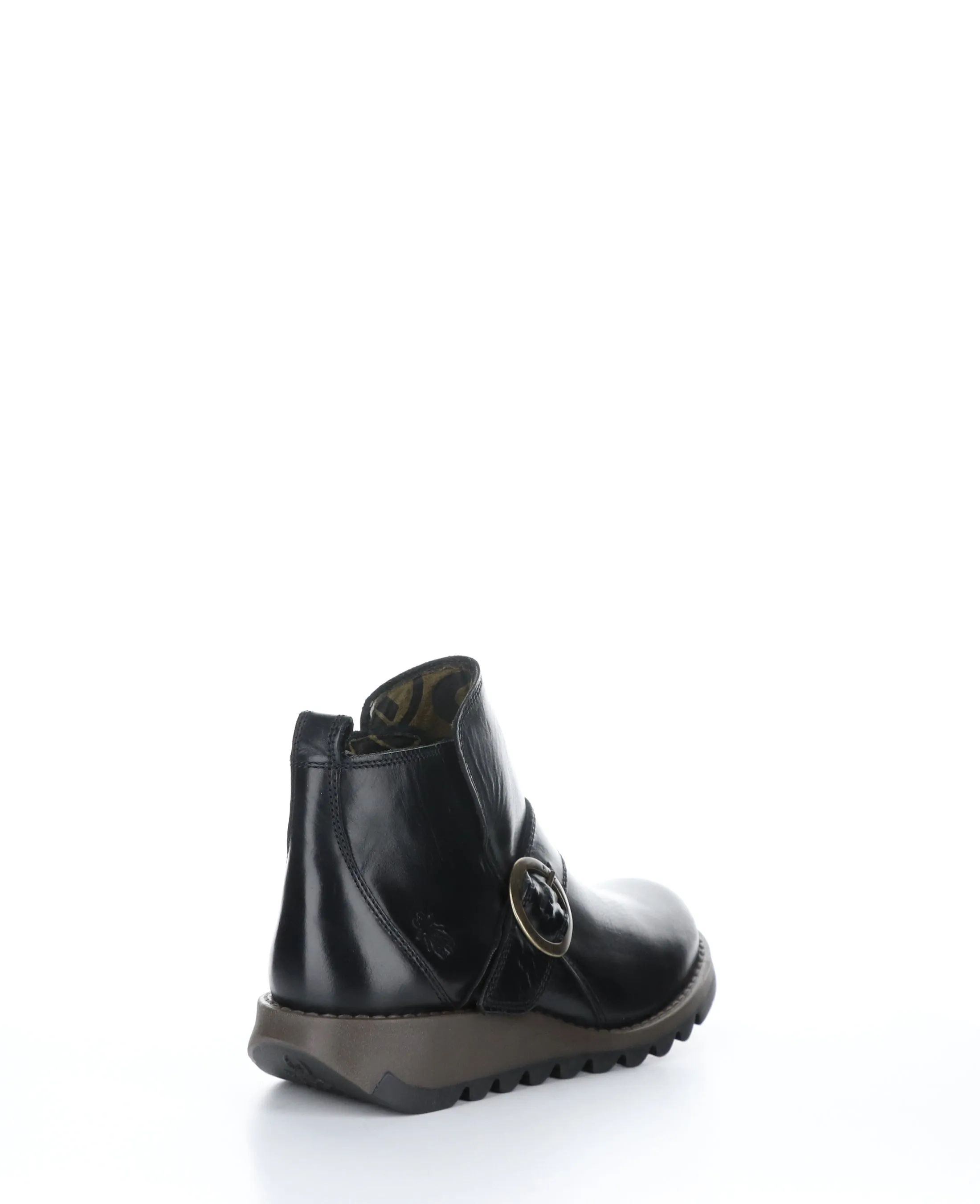 SIAS812FLY Black Zip Up Ankle Boots