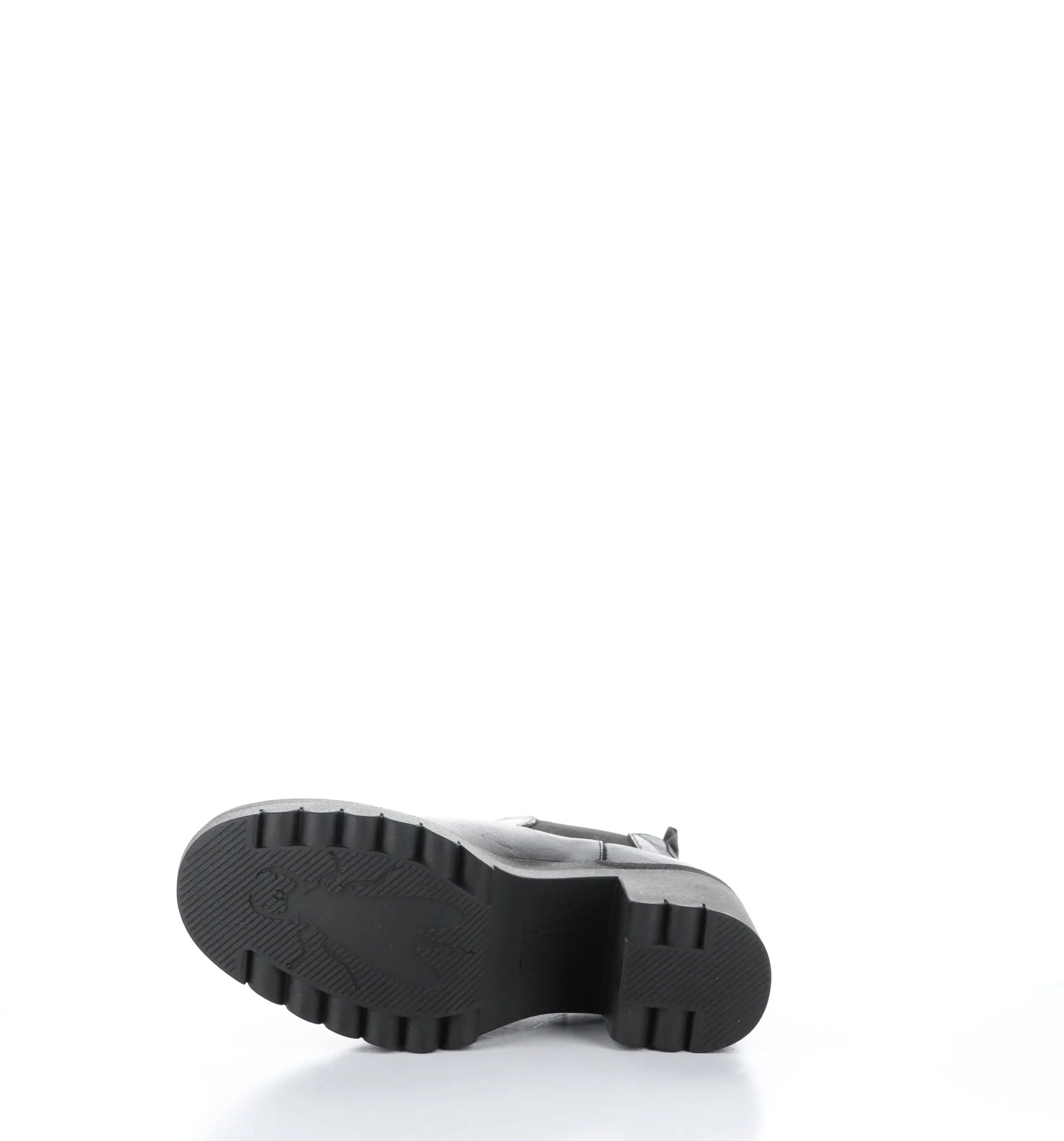 TOPE520FLY Black Round Toe Ankle Boots