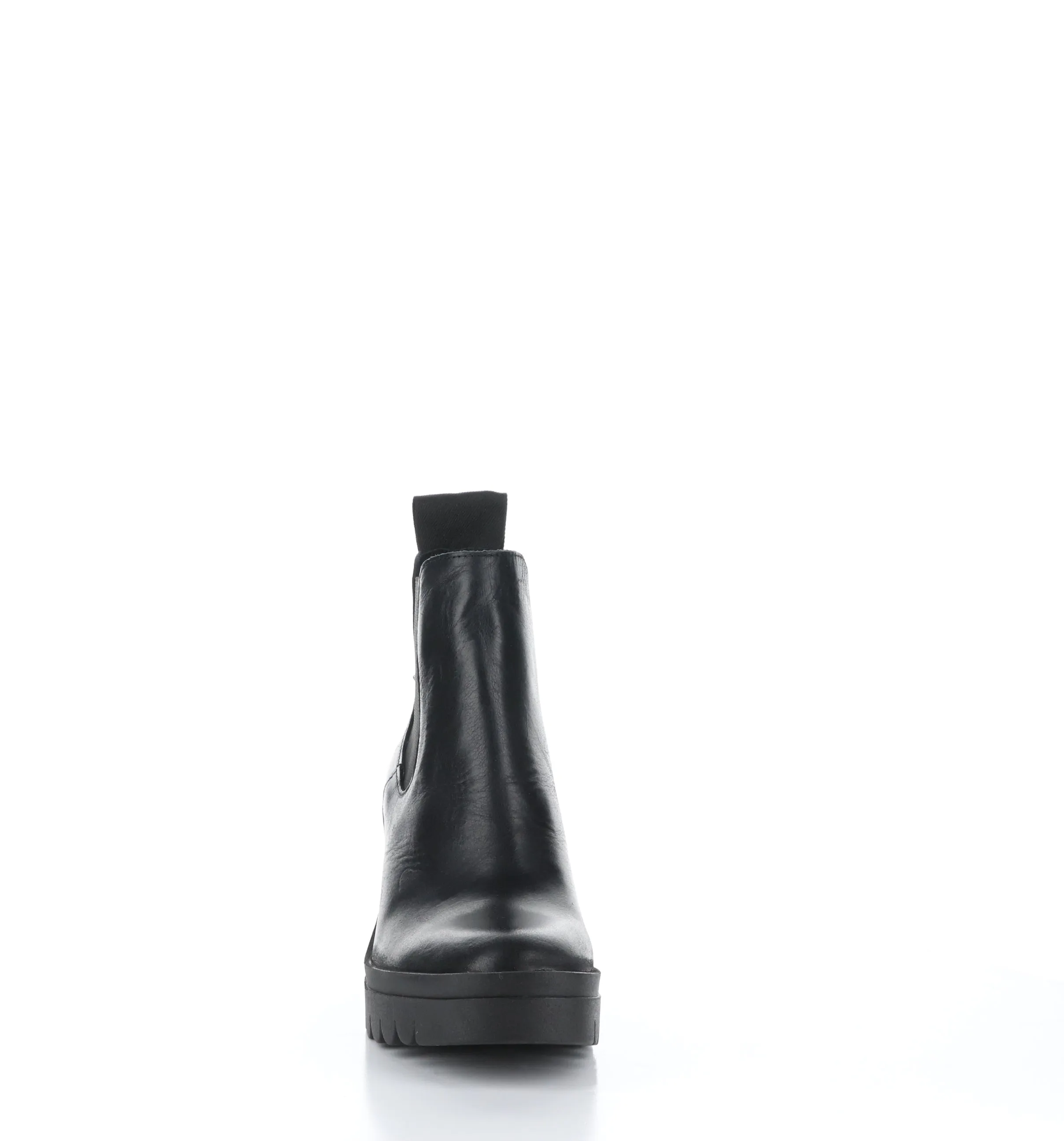 TOPE520FLY Black Round Toe Ankle Boots