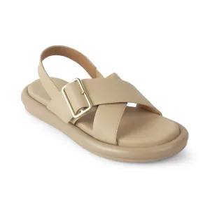 Tresmode Gogoro Beige Women's Casual Flats