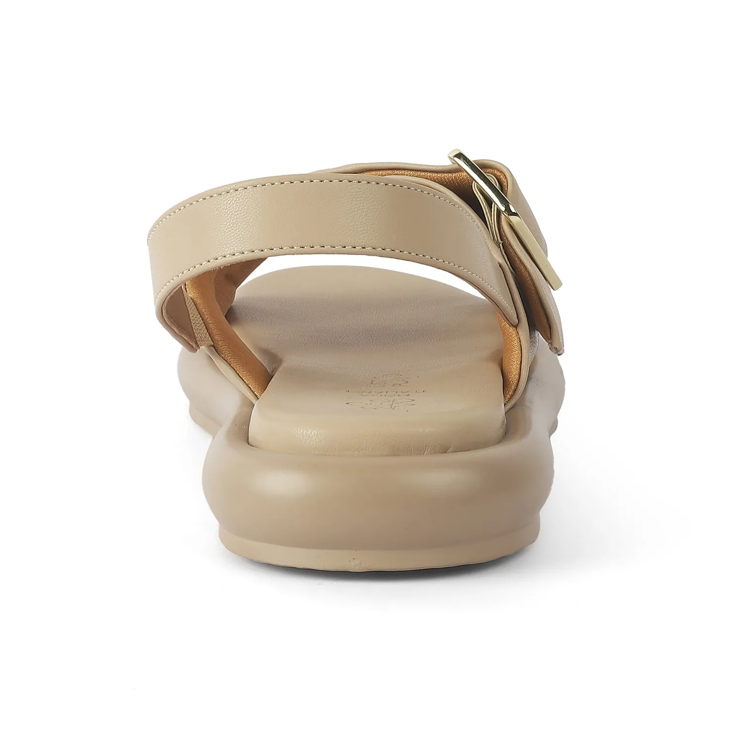 Tresmode Gogoro Beige Women's Casual Flats