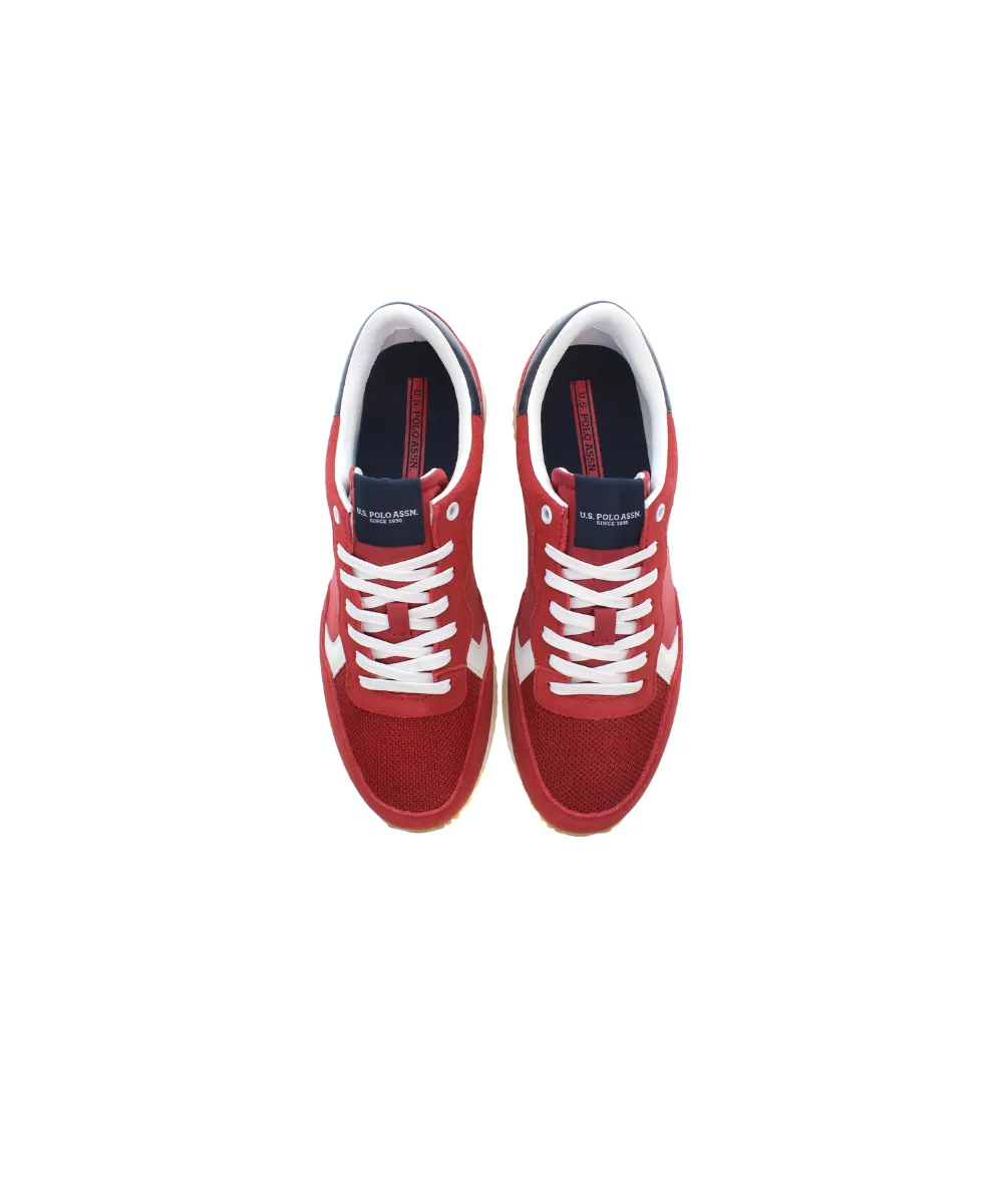US POLO MENS RUNNING SNEAKER WITH BRANDED OUTSOLE