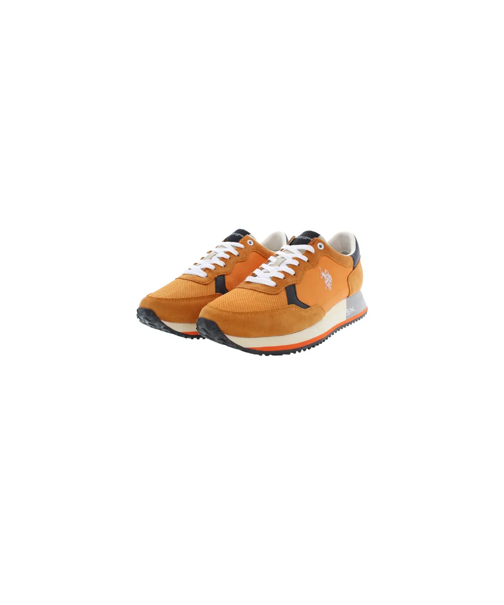 US POLO MENS RUNNING SNEAKER WITH BRANDED OUTSOLE
