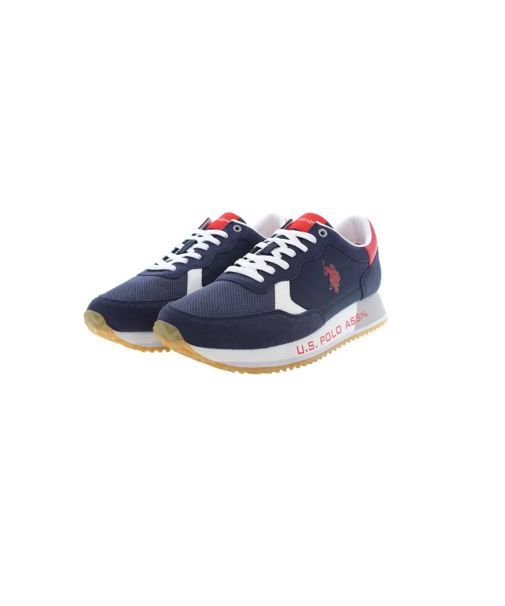 US POLO MENS RUNNING SNEAKER WITH BRANDED OUTSOLE