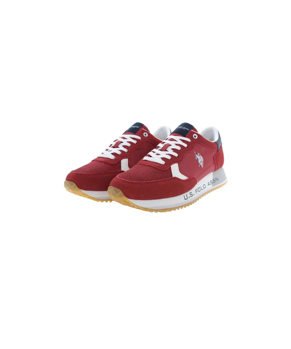 US POLO MENS RUNNING SNEAKER WITH BRANDED OUTSOLE