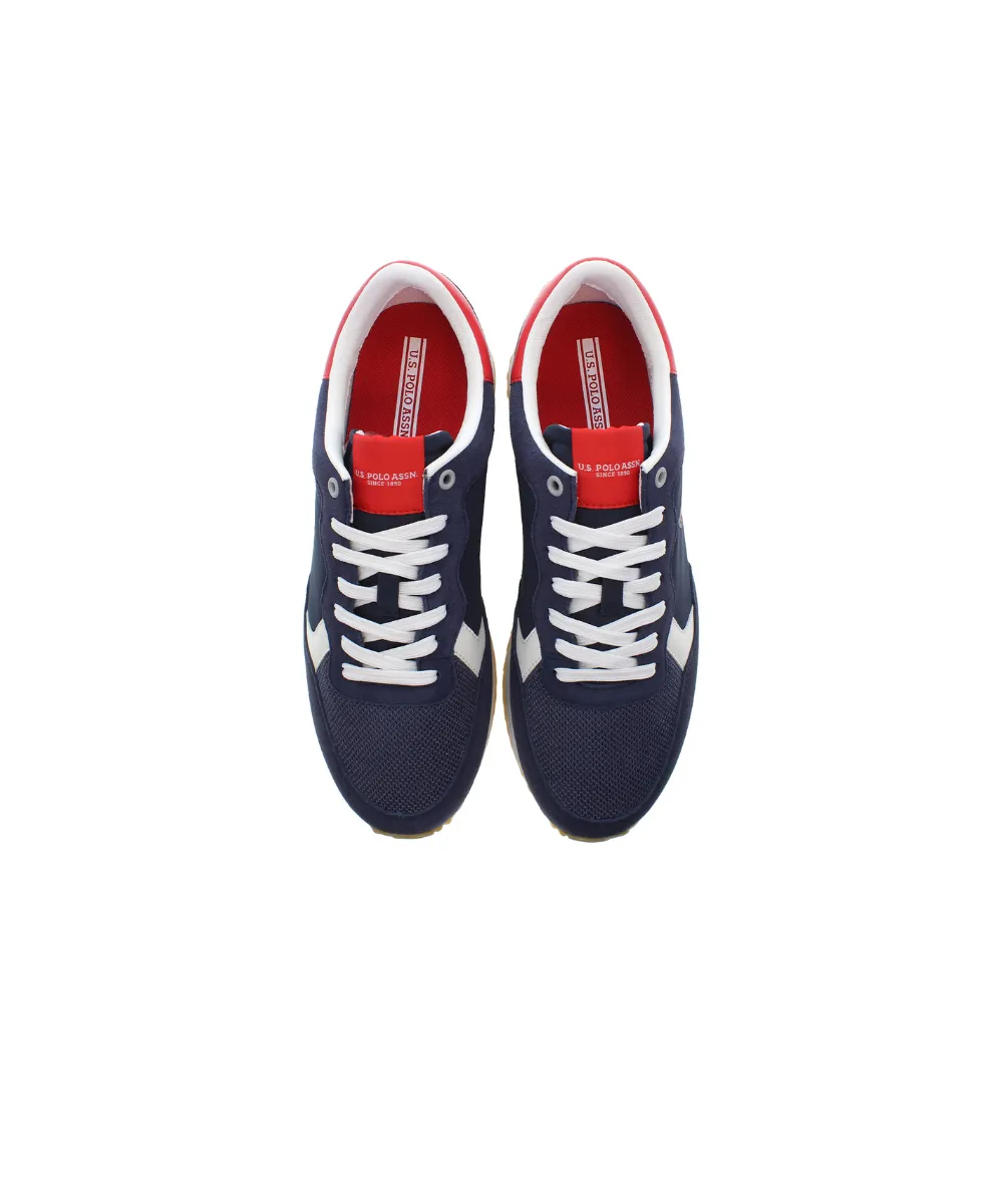 US POLO MENS RUNNING SNEAKER WITH BRANDED OUTSOLE