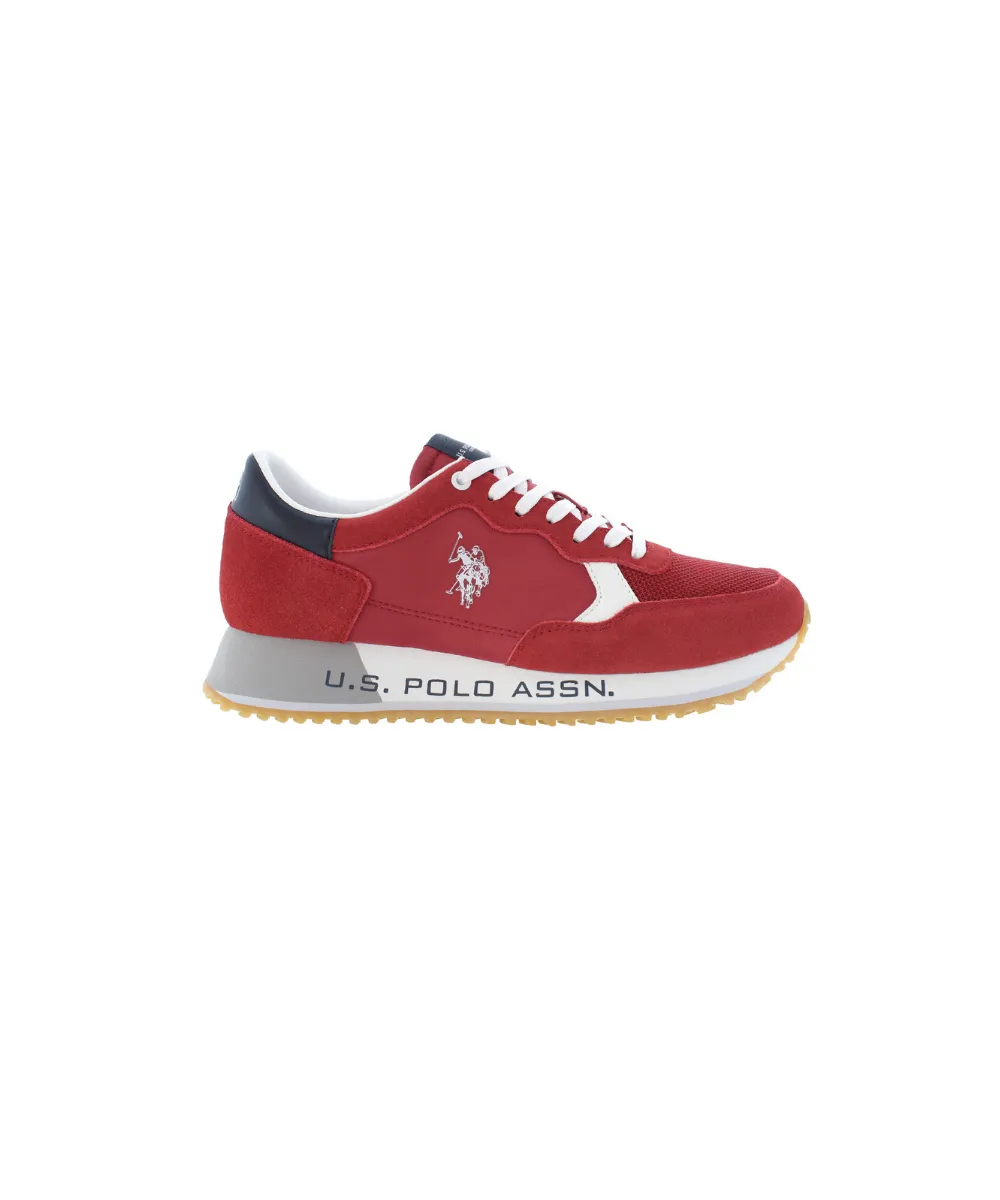 US POLO MENS RUNNING SNEAKER WITH BRANDED OUTSOLE