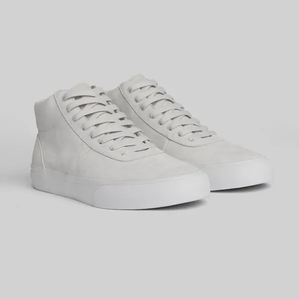 WAR SAW LTD Chapter Mid Pig Suede White - White