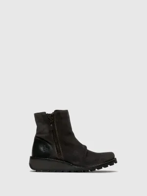 Zip Up Ankle Boots MON944FLY DIESEL